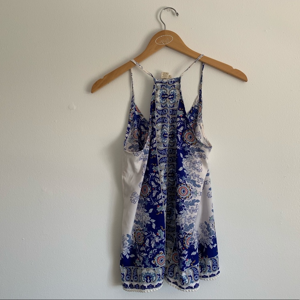 Blue Pattern Top - Picture 2 of 5